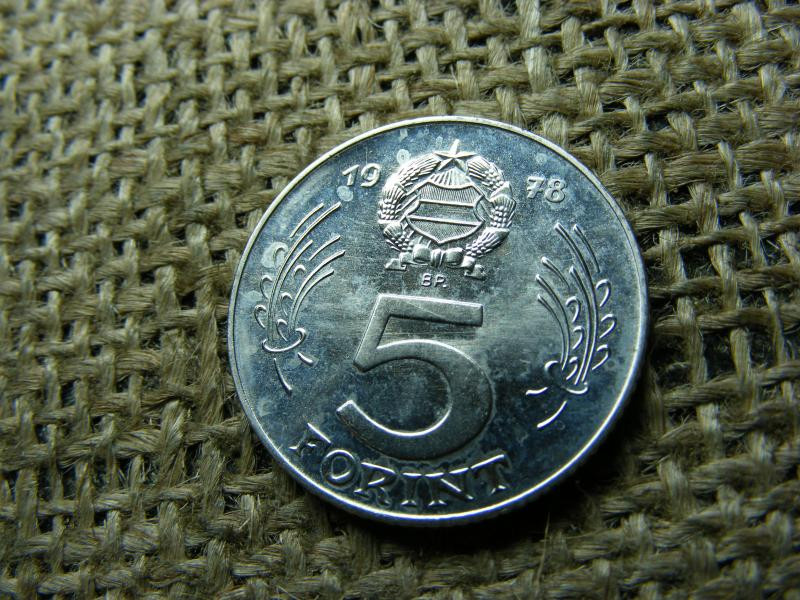 5 forintos érme, 1978
