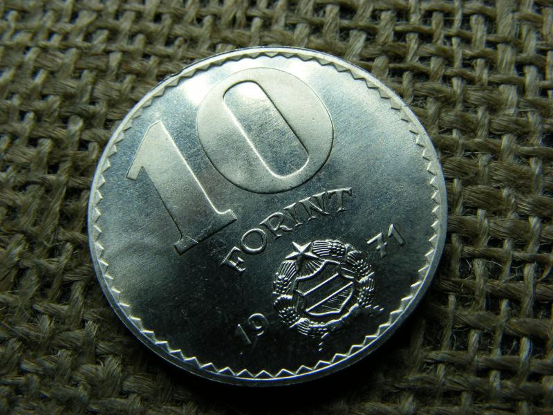 10 forintos érme, 1971