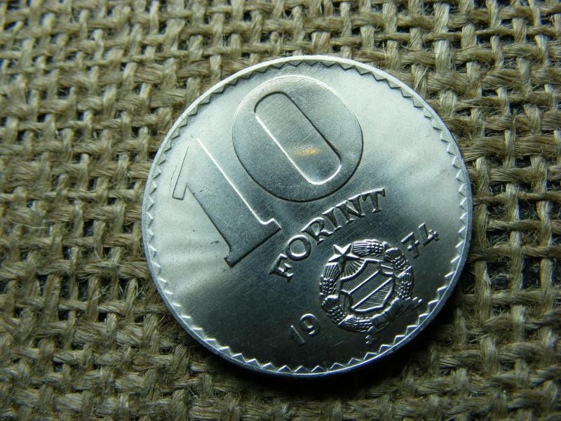 10 forintos érme, 1974