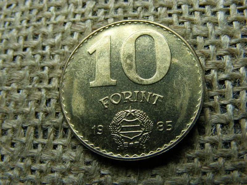 10 forintos érme, 1985