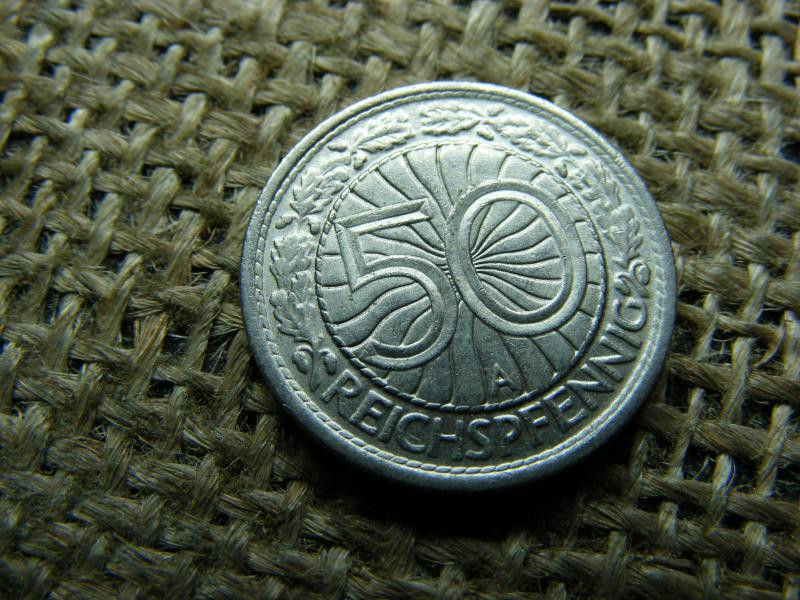 Birodalmi 50 pfennig, 1937, A