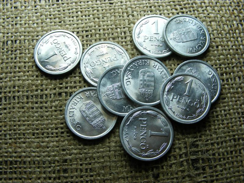 1 pengő, 1944, verdefényes