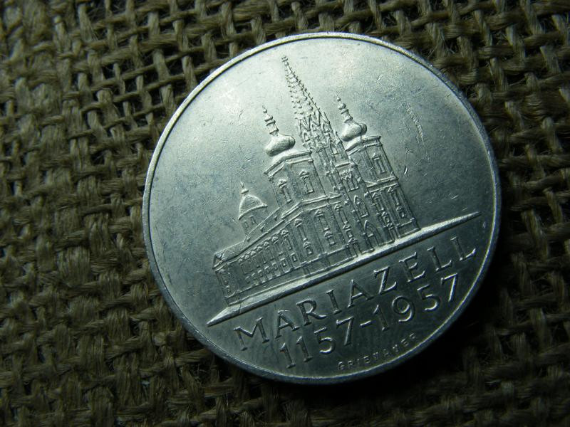 Ezüst 25 schilling, 1957, Ausztria