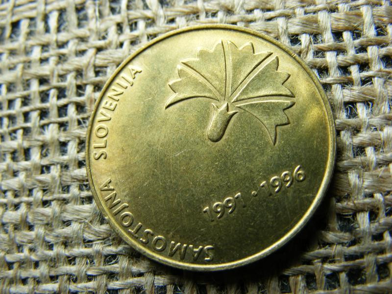 5 Tolarjev, 1996, Szlovénia