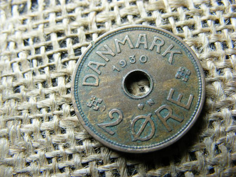 Dán 2 öre érme, 1930