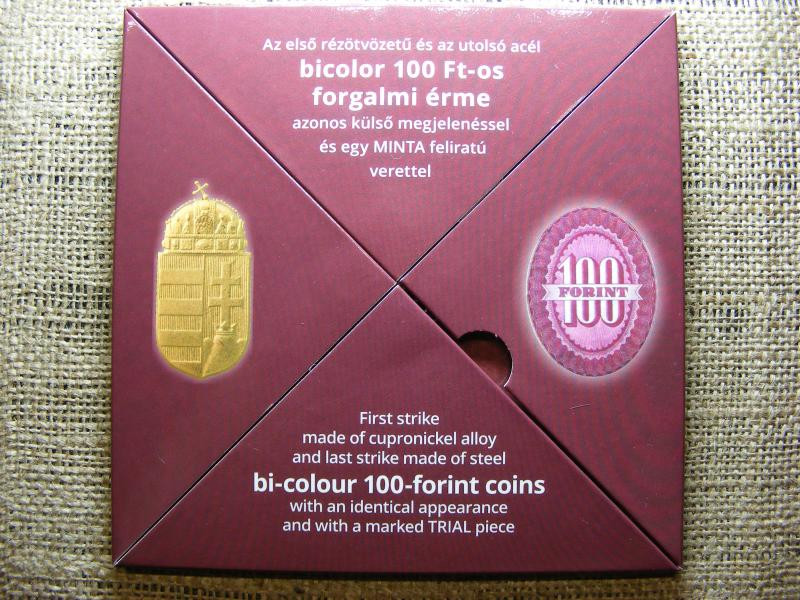 100 Forintos Szett, 2018-2019, Két Anyagú + Minta