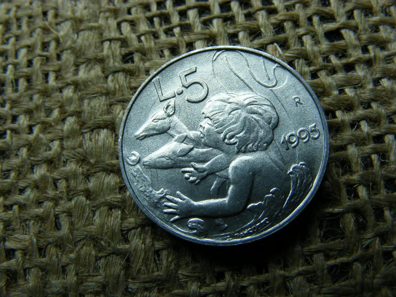 San Marino 5 Lire, 1995, Lira