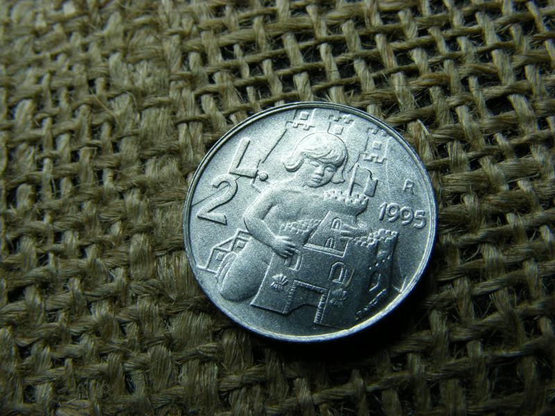 San Marino 2 lire, 1995