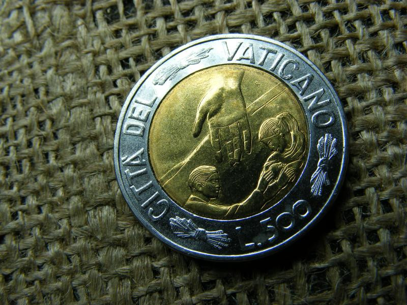 Vatikán 500 lire, 1999, lira