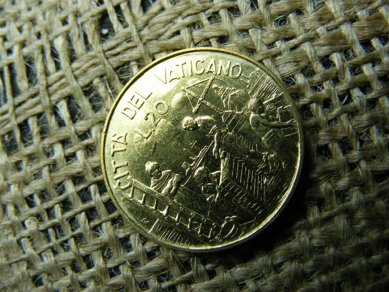 Vatikán 20 lire, 1999, lira