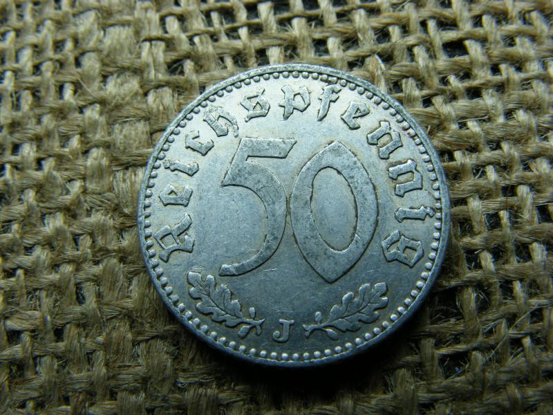50 Pfennig érme, 1935, J jelzés
