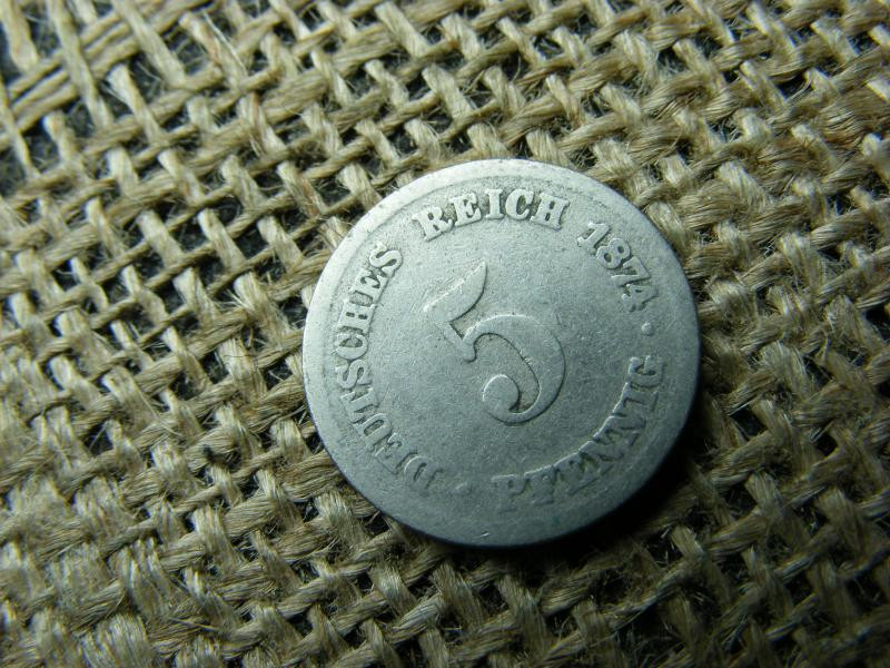 5 Pfennig, 1874, C jelű
