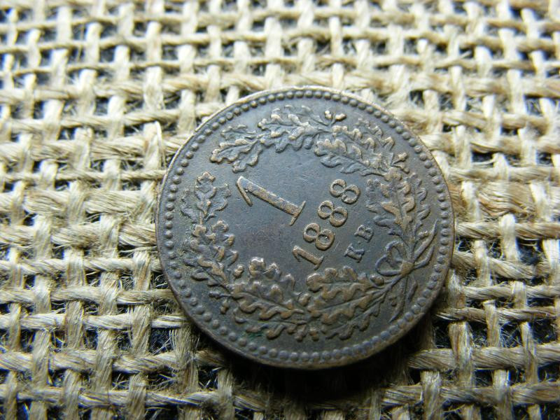 1 krajcár 1888 KB, Ferenc József korona