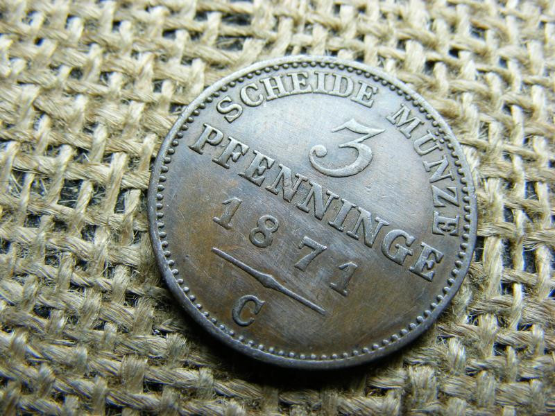 3 Pfenninge, 1871, C