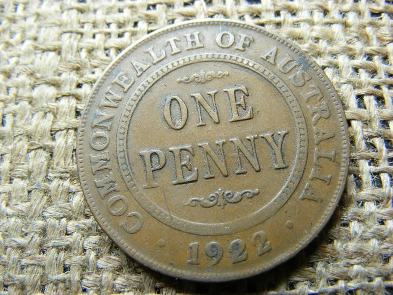 Ausztrália 1 penny, 1922