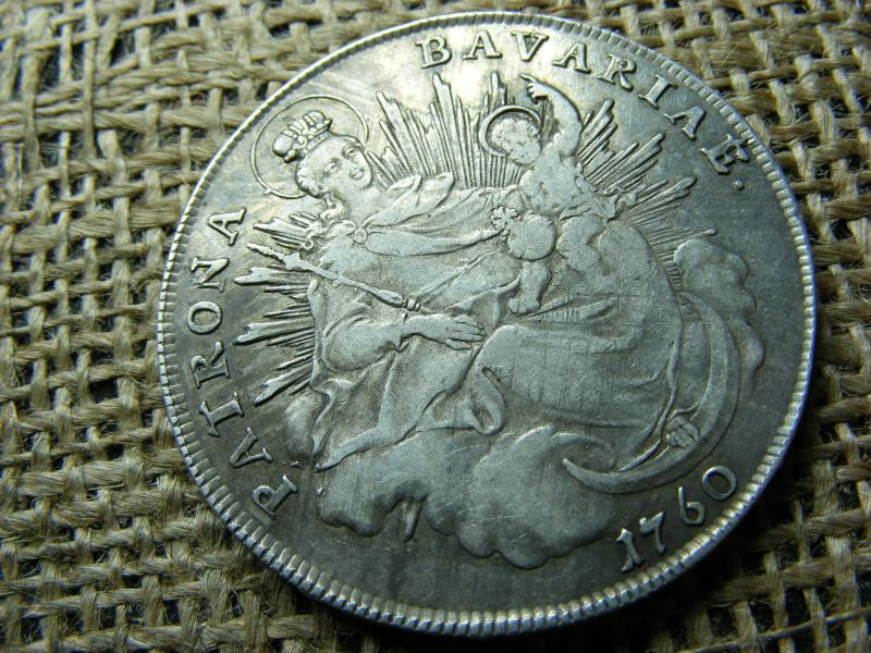 Bajor Ezüst Tallér, 1760, Nagyon Szép Állapot