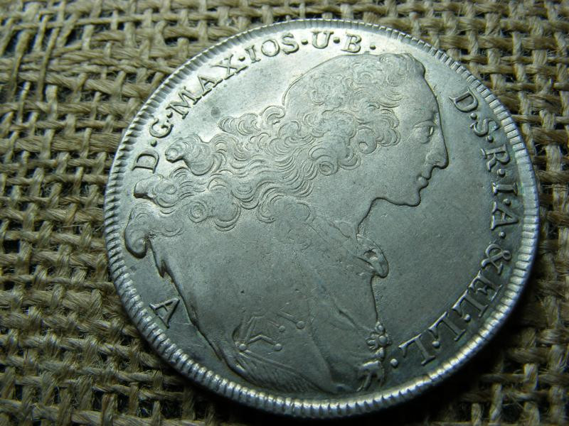 Bajor Ezüst Tallér, 1765, Nagyon Szép Állapot