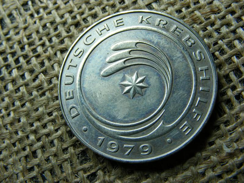 Deutsche Krebshilfe Token, 1979, Mildred Scheel