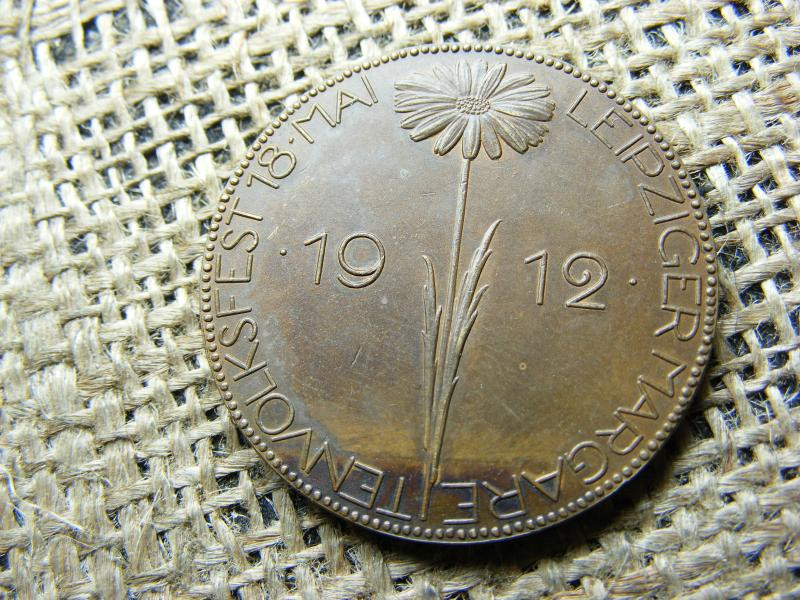 Német érme, 1912, Leipziger Margareten Volksfest