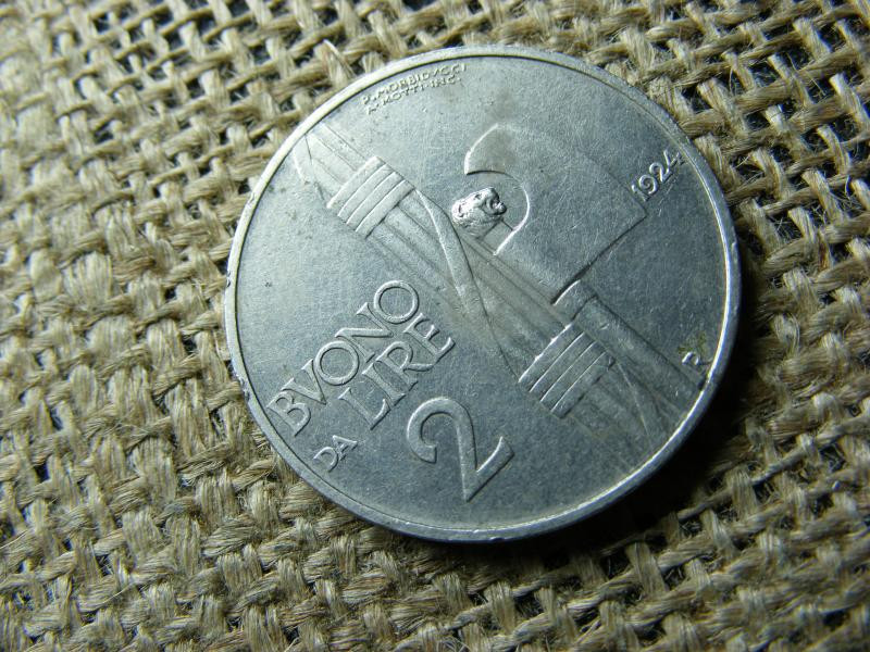 2 Lire, 1924, Olasz Királyság