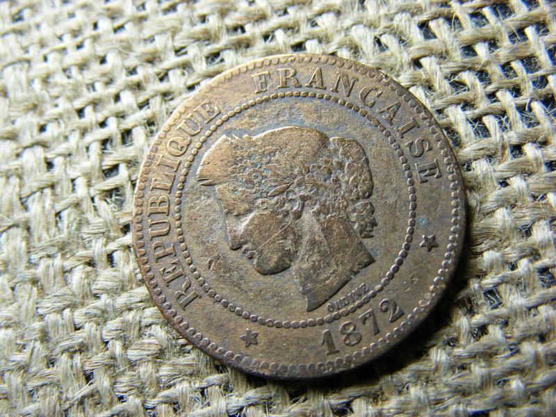 5 Centimes, 1872 A, Franciaország