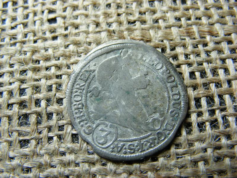 Lipót ezüst 3 krajcár, 1699, Graz