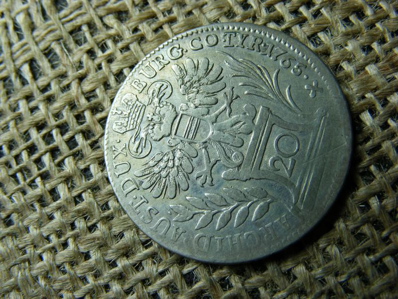 Ezüst 20 krajcár, 1765, Mária Terézia
