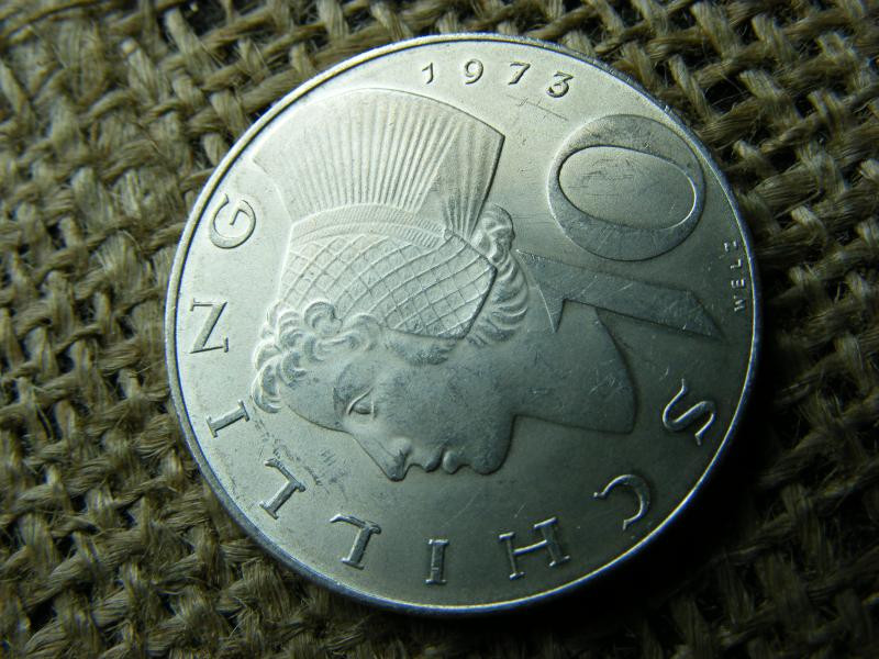 Ezüst 10 schilling, 1973