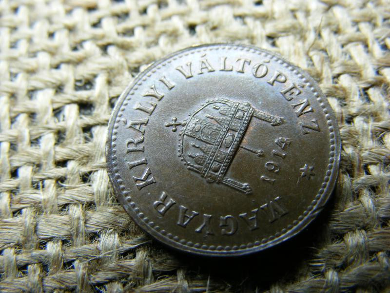 2 fillér 1914 KB, ritkább