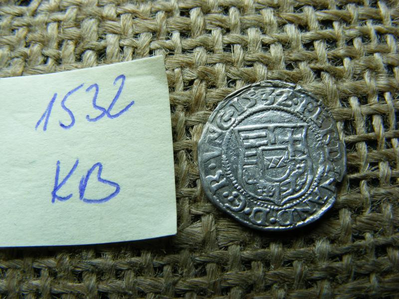 I. Ferdinánd denár, 1532, KB