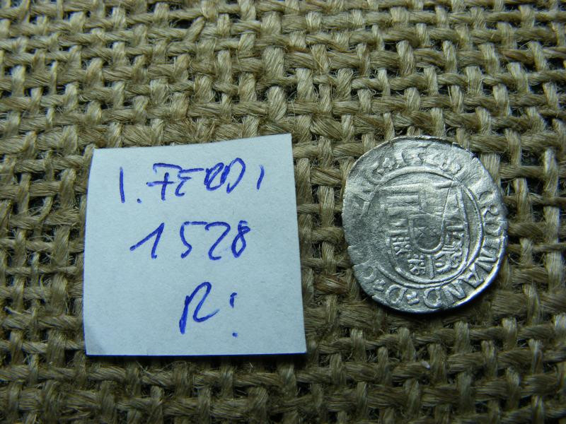 I. Ferdinánd denár, 1528, CL, Co L, R