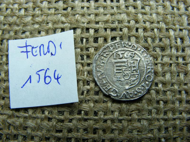 I. Ferdinánd denár, 1564, KB