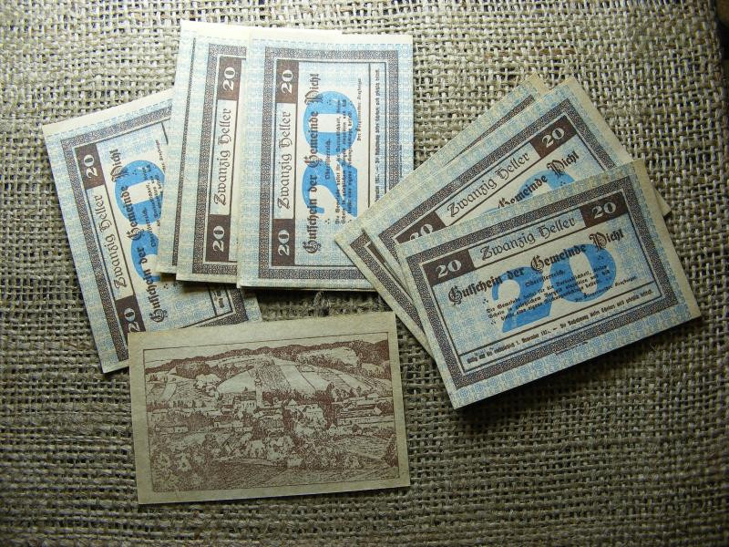 Ausztria 20 heller 1920, Notgeld, hajtatlan