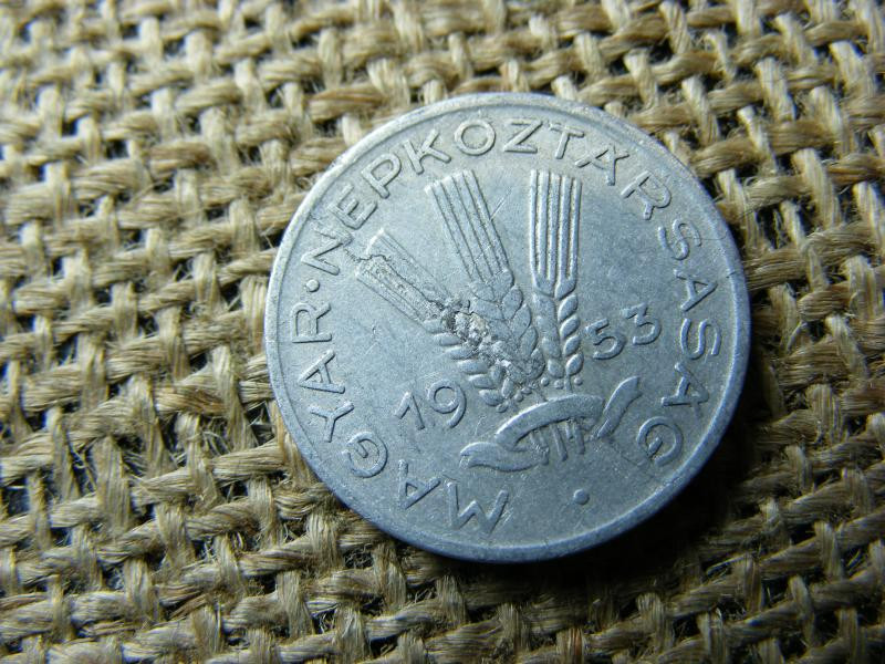 20 fillér, 1953, magyar érme