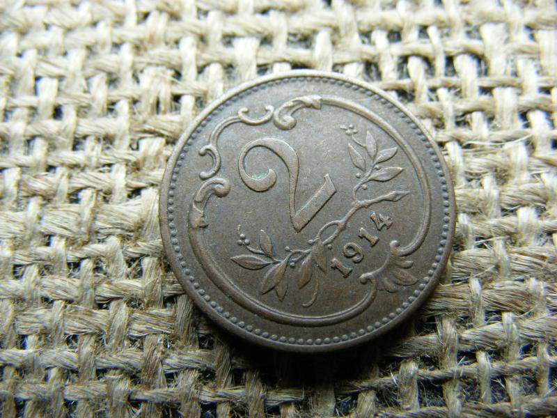 2 Heller, 1914, Korona