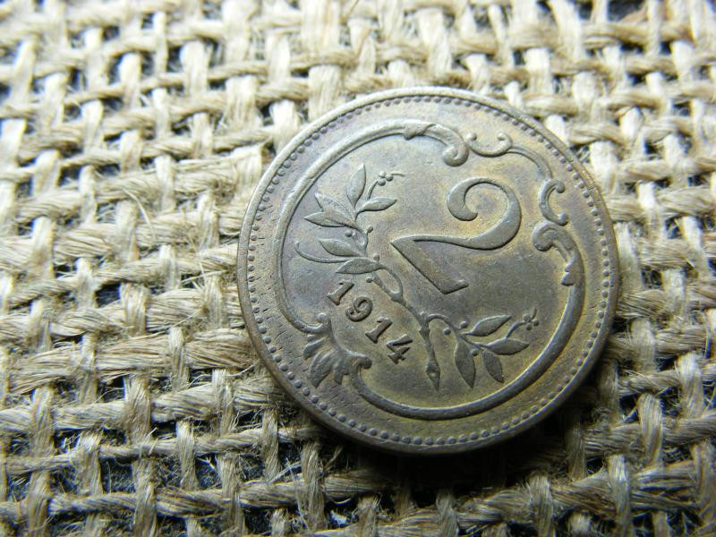 2 Heller, 1914, Korona