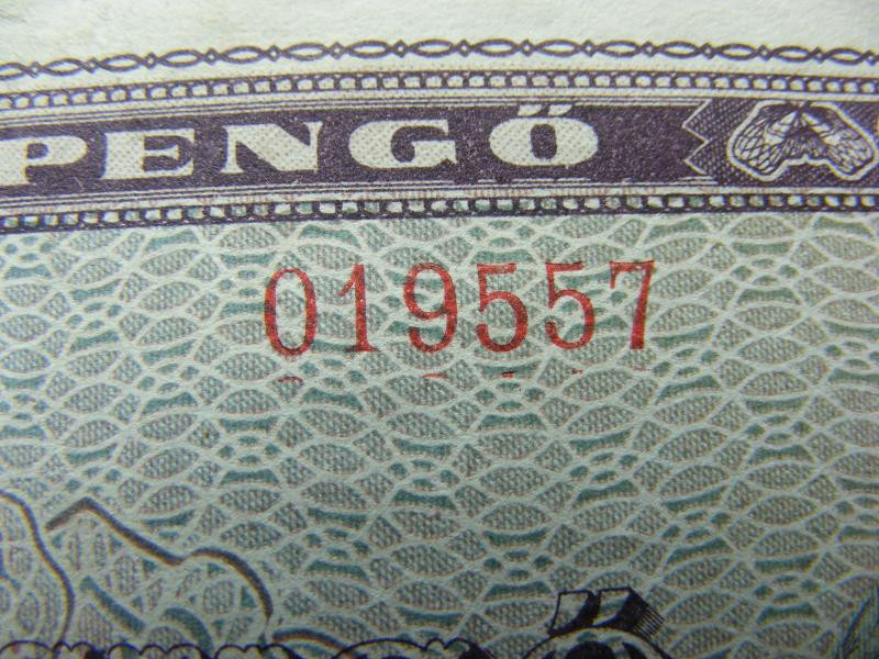 100 pengő, 1945, születési dátumos, egyedi sorszám