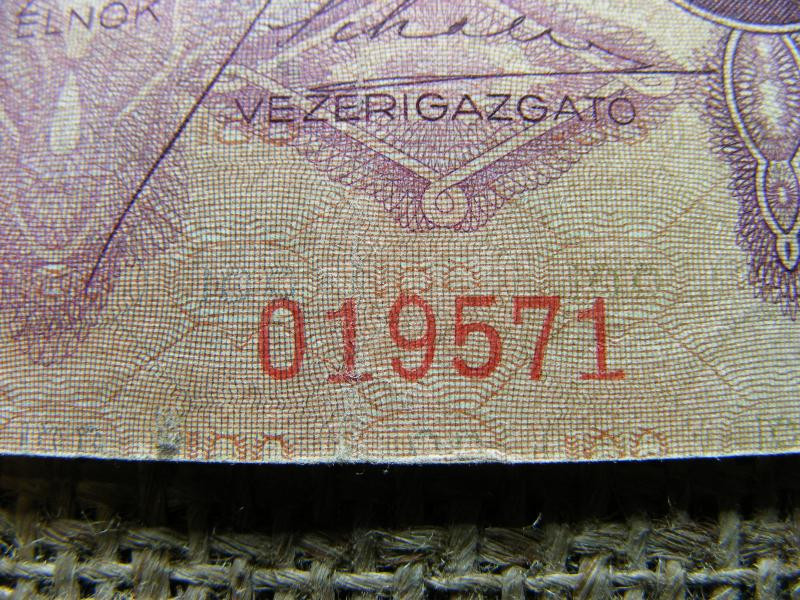 100 pengő bankjegy, 1930, születési dátumos