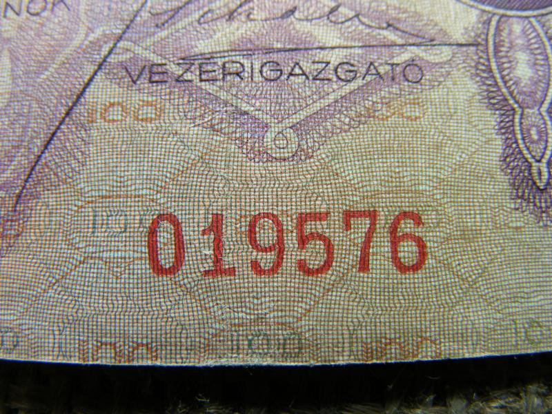 100 pengő bankjegy, 1930, születési dátumos