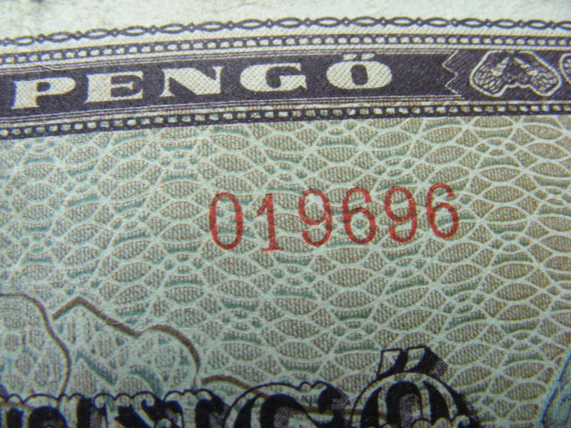 100 pengő bankjegy, 1945, születési dátumos