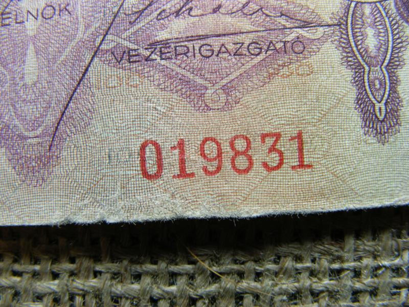 100 pengő bankjegy, 1930, születési dátumos