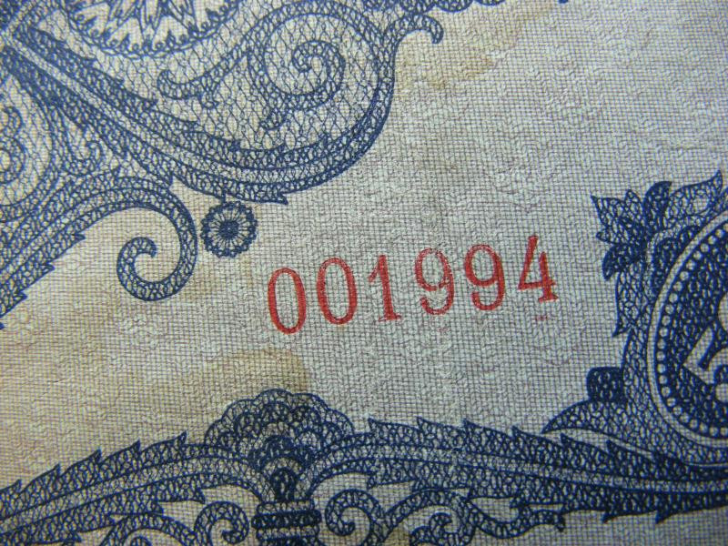 500 pengő, 1945, születésnapos bankjegy, egyedi sorszám