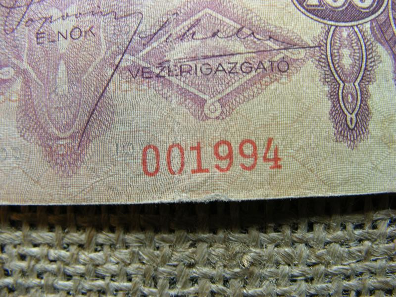 100 pengő, 1930, születésnapos ajándékbankjegy