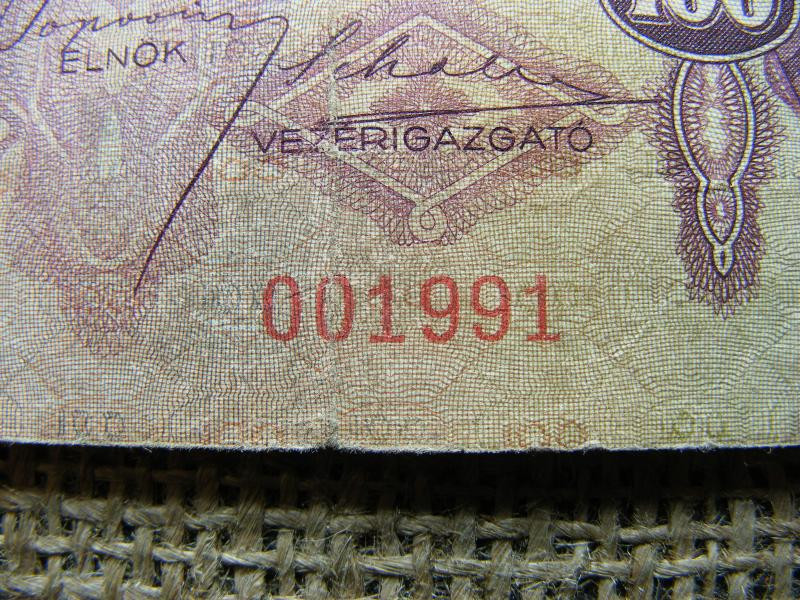 100 pengő bankjegy, 1930, születésnapos ajándék