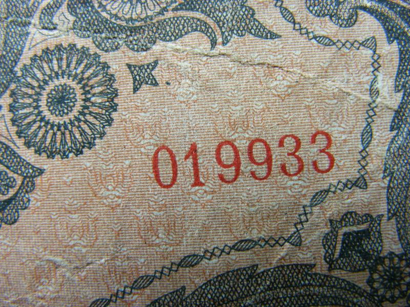 1000 pengős bankjegy, 1935, születési évvel