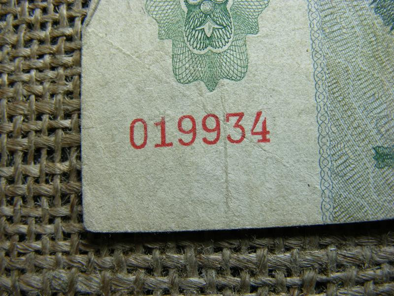 10 pengő bankjegy, 1936, születésnapos ajándék
