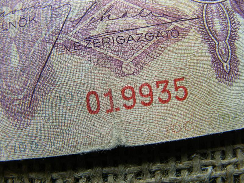100 pengő bankjegy, 1930, születésnapos ajándék