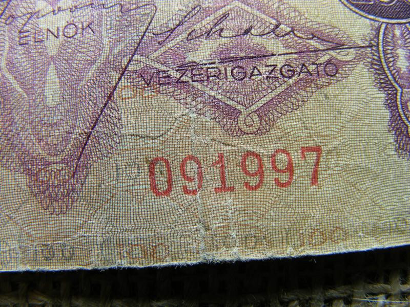 100 pengő bankjegy, 1930, születésnapos ajándék