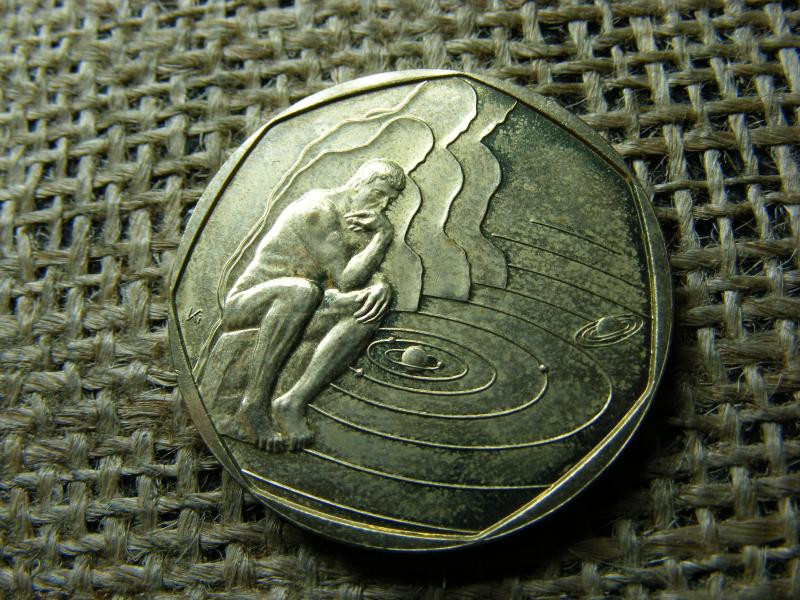 200 forintos érme, 2000, BU, Gondolkodó
