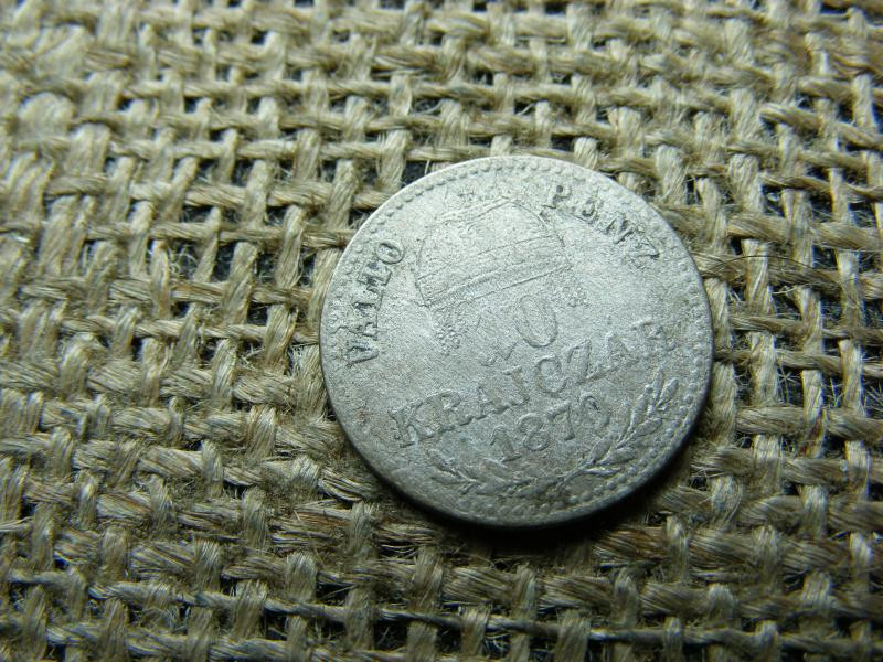 Ferenc József ezüst 10 krajcár, 1870 KB VP, Kreuzer